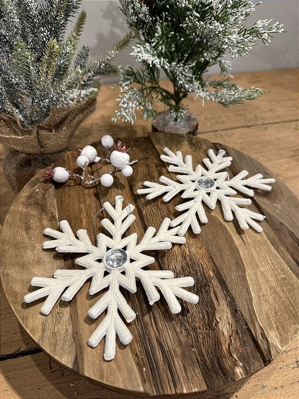 Flocos de neve branco
