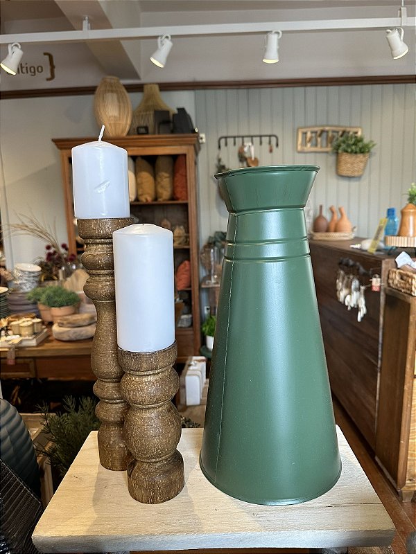 Vaso verde cone