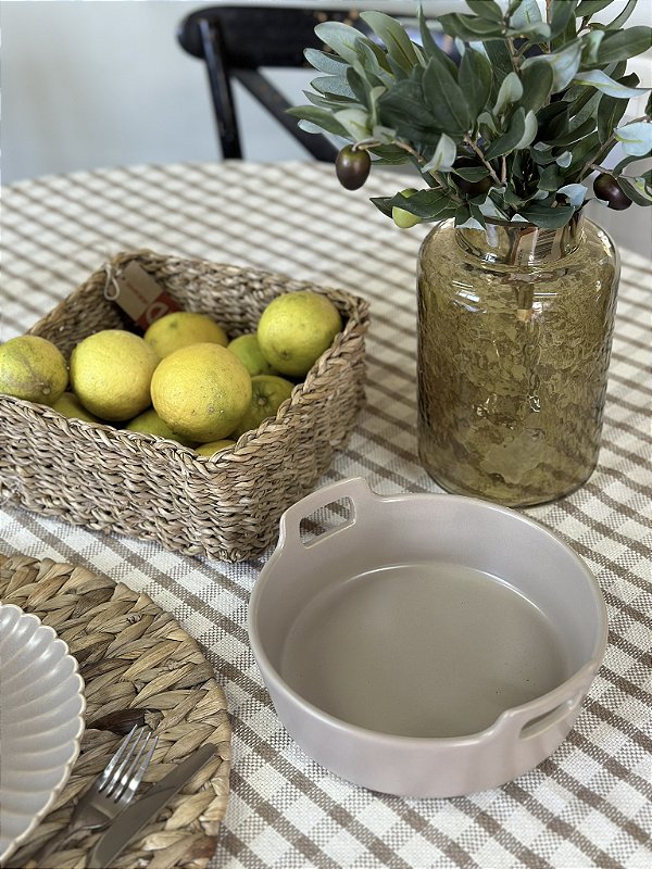 Travessa nórdica cinza