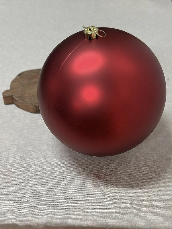 Bola vermelha fosca 25cm