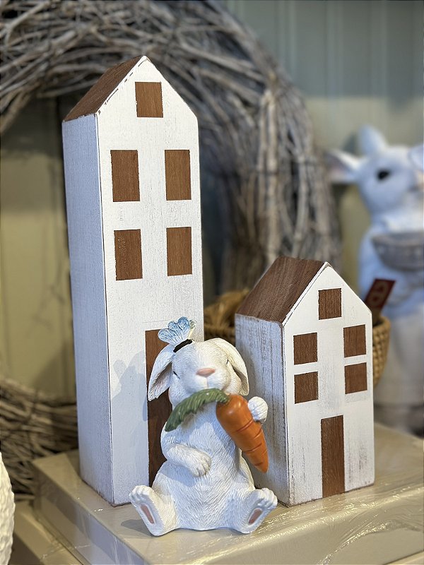 Coelha segurando cenoura