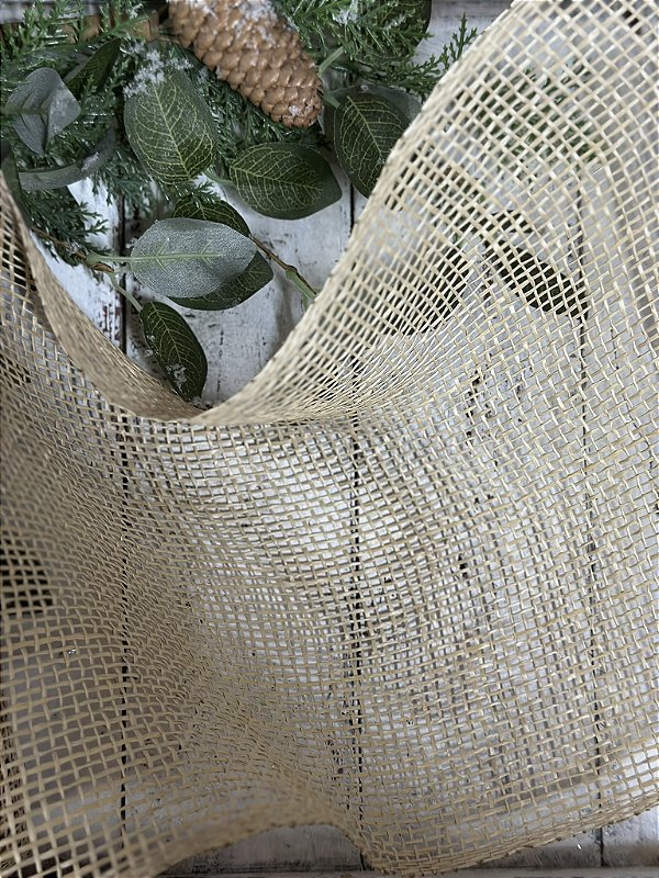 Tela decorativa bege