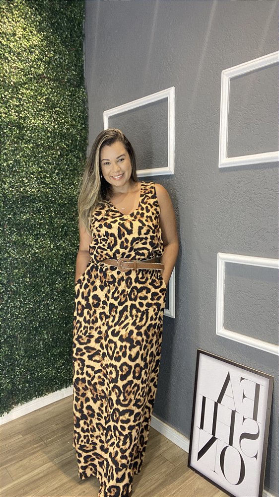 Conjunto saia e regata print