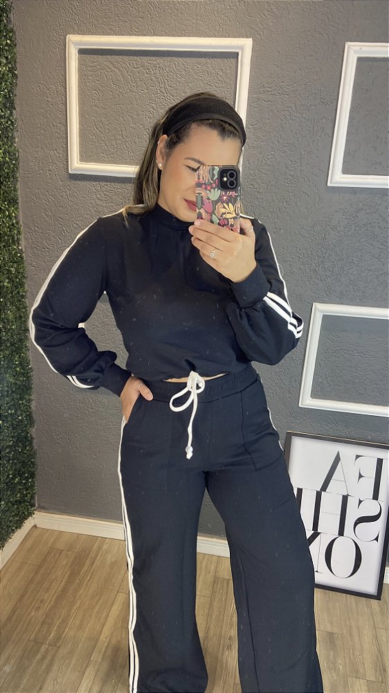 Conjunto calça e blusa