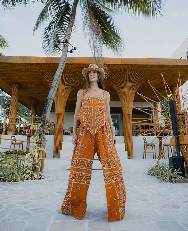 Conjunto pantalona bandana