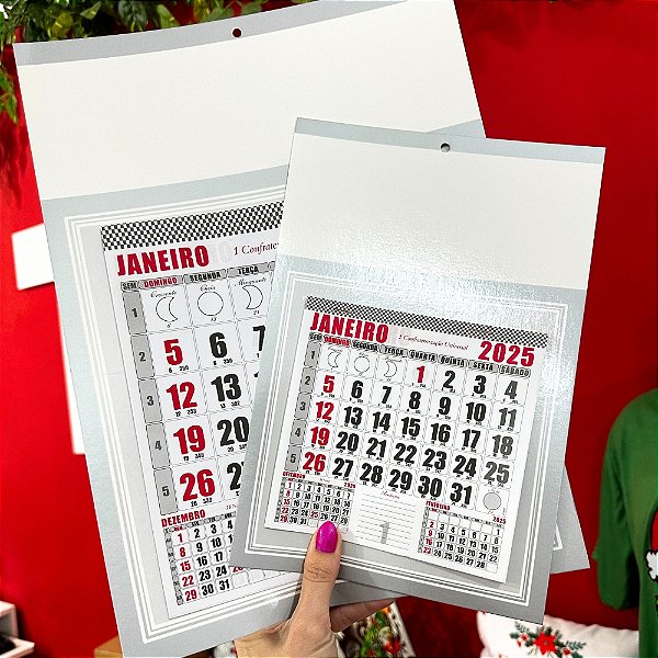 Calendário de Parede Sublimável
