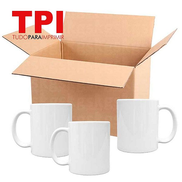 Caneca de Porcelana Jojo Importada - Cx. c/ 36 un