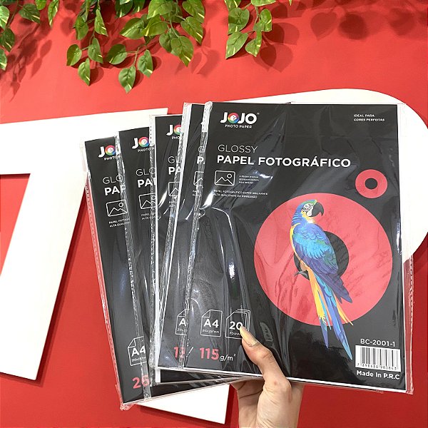 Papel Glossy Fotográfico | Pct com 20 fls