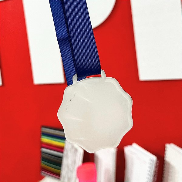 Medalha em Acrílico Retroverso para Sublimação