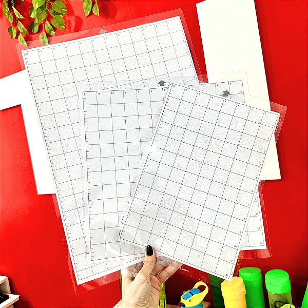 Base de corte Silhouette com cola - 40 micras