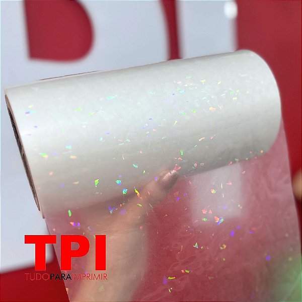 Bopp Holográfico em Rolo - 22cmx50mts