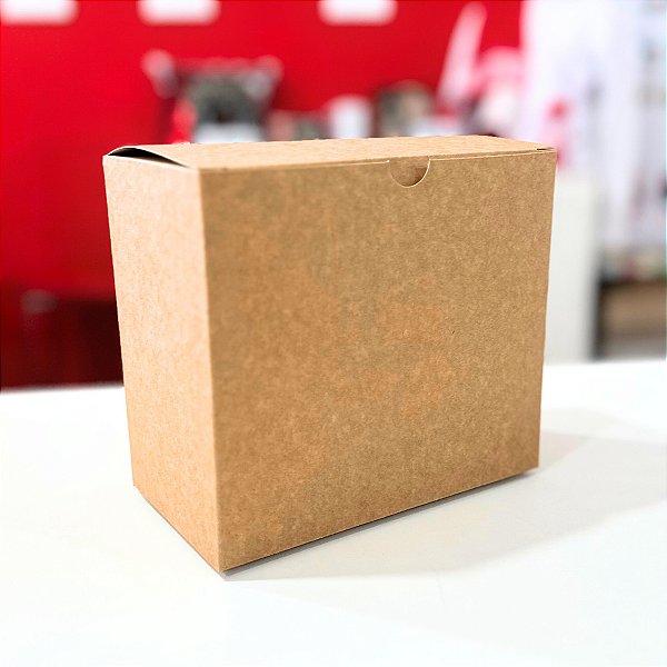 Caixa Presente Kraft 17,5x15x10cm
