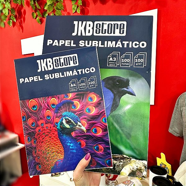 Transfer Sublimático JKB | Pct c/ 100 fls