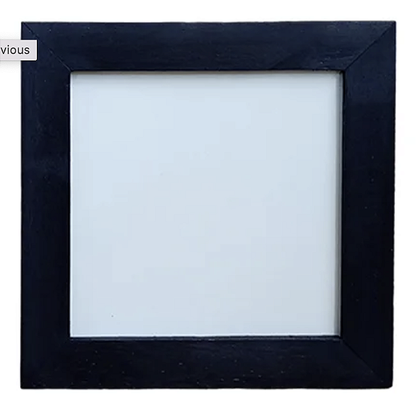 Moldura Porta Retrato de Madeira Rústica