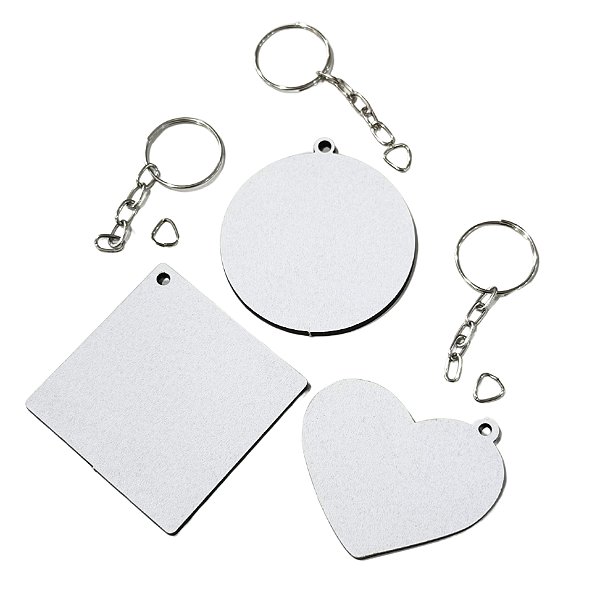Chaveiro MDF Dupla Face | Pct c/ 5