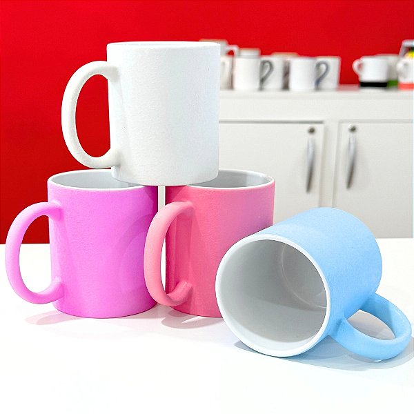 Caneca Craquelê Sublimática 325ml | Efeito Artesanal Sofisticado para Personalizações Exclusivas