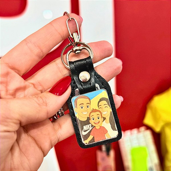 Chaveiro Foto Fácil Resinado