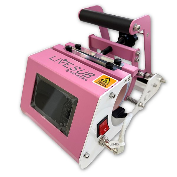 Prensa Térmica para Canecas LiveSub 220V Ref. 4477 – Alta Precisão para Sublimação
