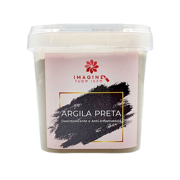 Argila Preta Esterilizada 200g - Imagine Tudo Isso
