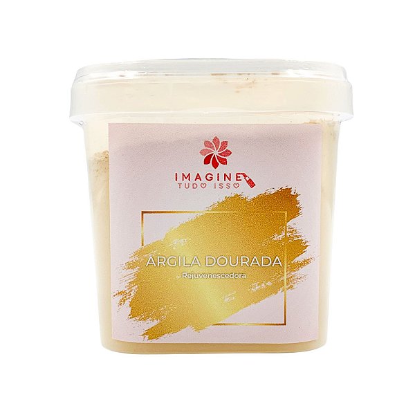 Argila Dourada Esterilizada 200g - Imagine Tudo Isso