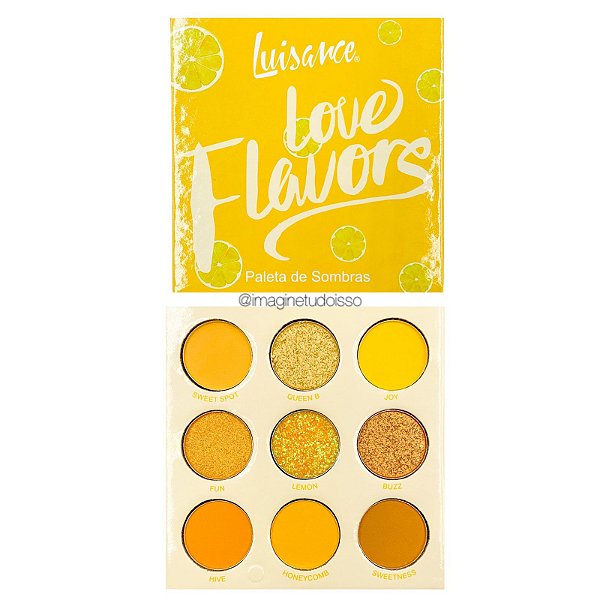 Paleta de Sombra Love Flavors B- Luisance - Imagine Tudo Isso