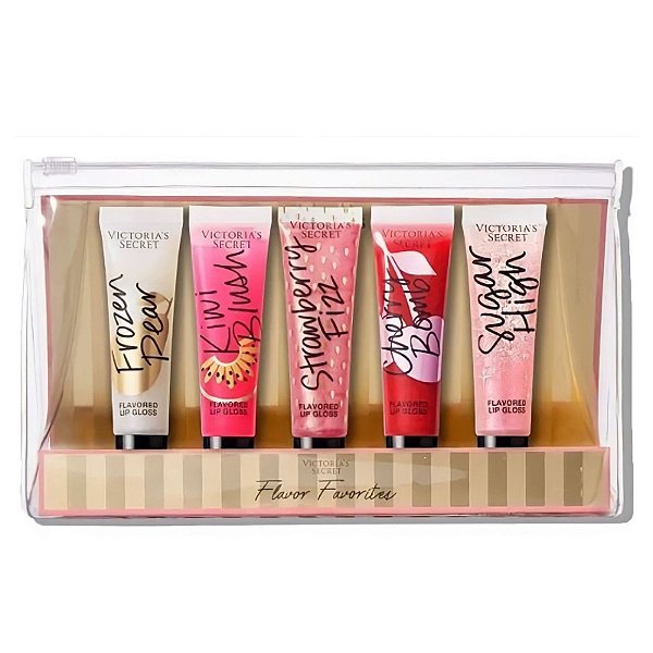 Kit 5 Lip Gloss Flavor Favorites - Victoria's Secret - Imagine