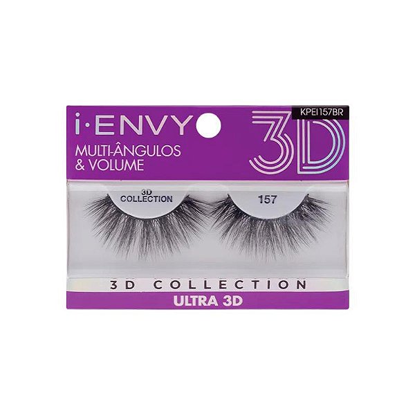 Cílios Postiços 3D Collection Ultra (157) - Ienvy By Kiss New York