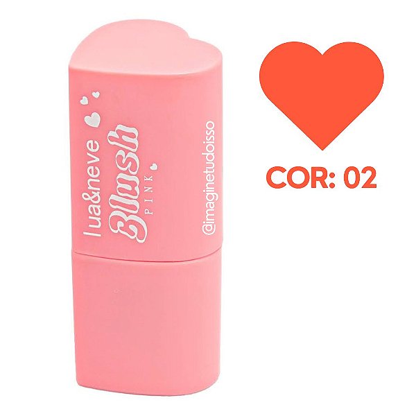 Blush Stick Pink (cor 02) - Lua & Neve