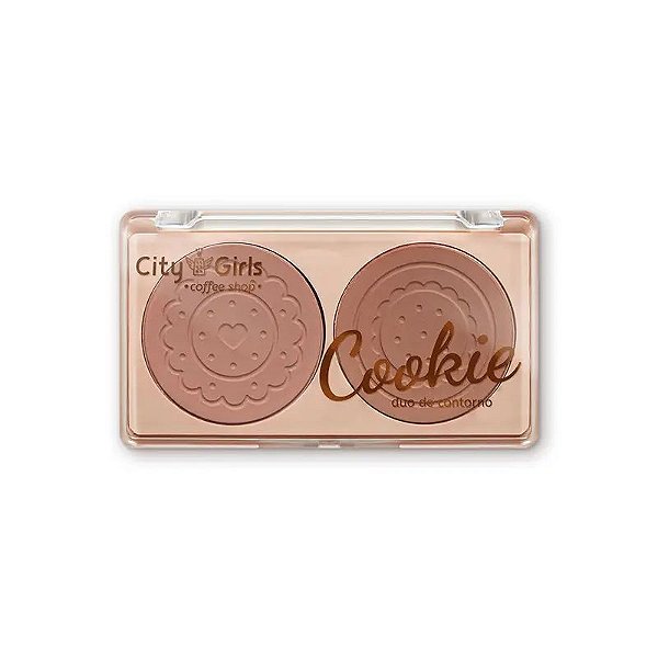 Paleta de Contorno Duo Cookie (cor A) - City Girls