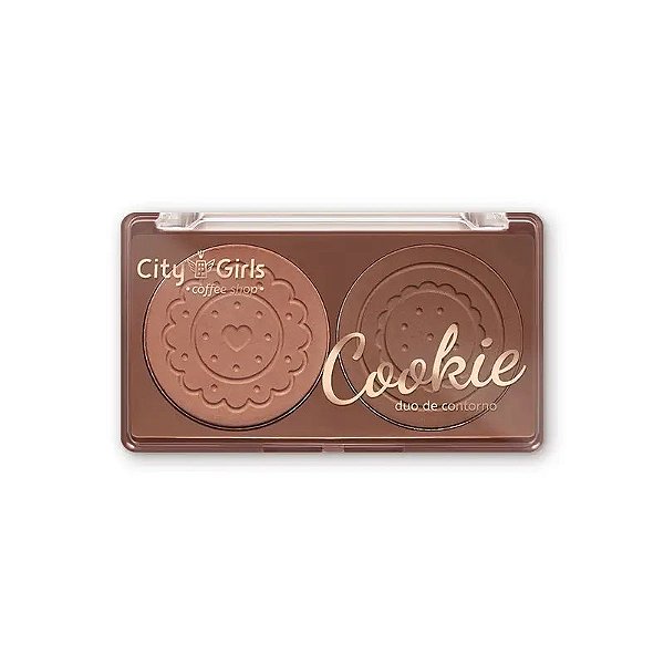 Paleta de Contorno Duo Cookie (cor B) - City Girls