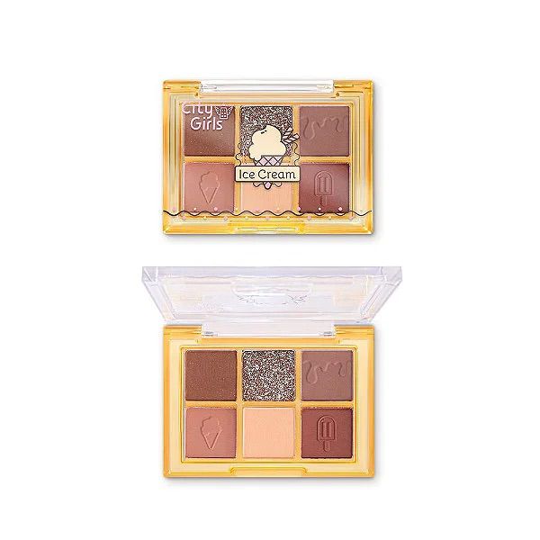 Paleta de Sombras Ice Cream (COR B) - City Girls