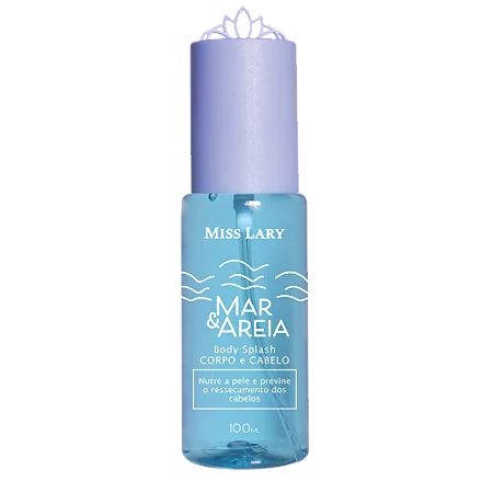 Body Splash Corpo e Cabelo Mar & Areia - Miss Lary
