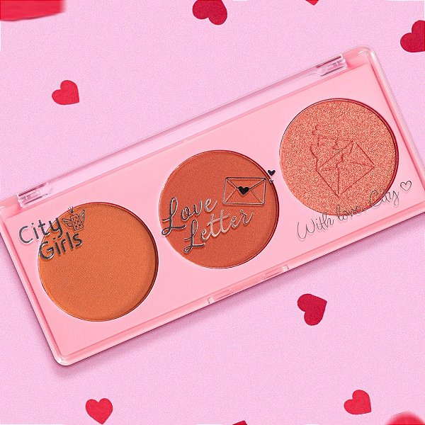 Paleta de Blush Love Letter - City Girls