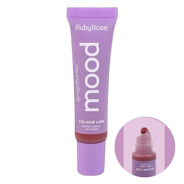 Lip Gloss Colour Lips Mood (COR Naive) - Ruby Rose