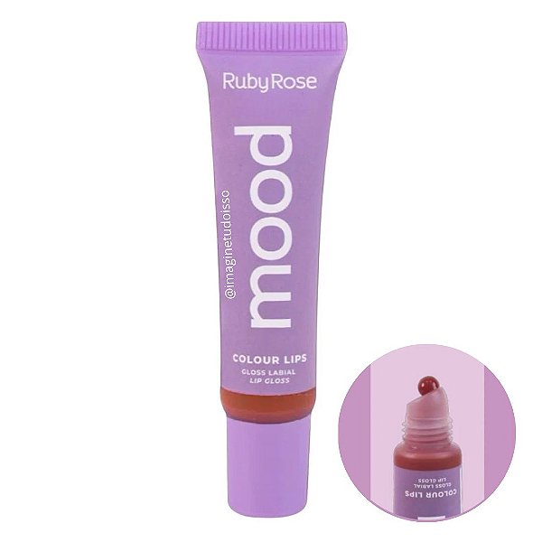 Lip Gloss Colour Lips Mood (COR Timeless) - Ruby Rose