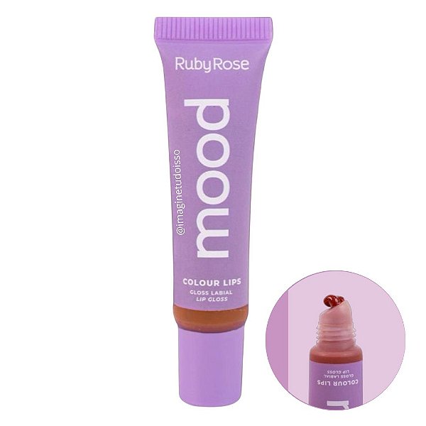 Lip Gloss Colour Lips Mood (COR Graceful) - Ruby Rose