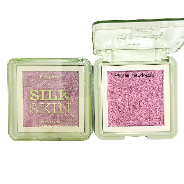 Blush em Creme Fresh Face Silk Skin (COR: Plum Petal) - Ruby Rose