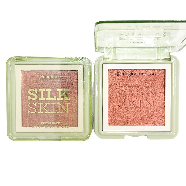 Blush em Creme Fresh Face Silk Skin (COR: Sunset Flush) - Ruby Rose