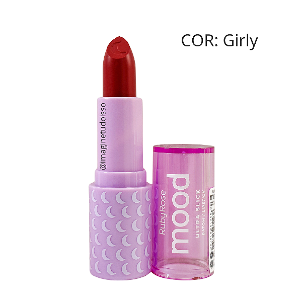 Batom Ultra Slick Mood (COR Girly) - Ruby Rose