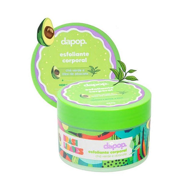 Esfoliante Corporal Chá Verde e Óleo de Abacate - Dapop