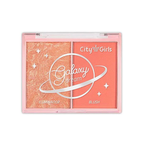 Iluminador e Blush Galaxy Dream (COR A) - City Girls