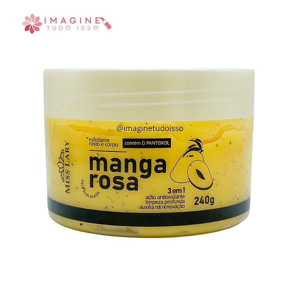 Esfoliante Corpo e Rosto Manga Rosa - Miss Lary