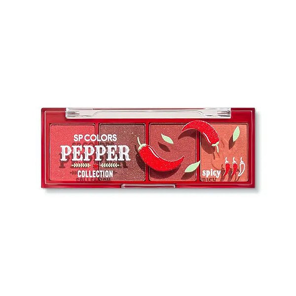 Paleta de Sombras Pepper (COR B Spicy) - SP Colors