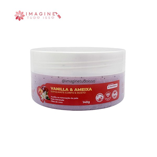 Esfoliante Corpo e Rosto Vanilla & Ameixa - Miss Lary