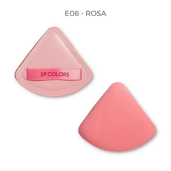Esponja para Maquiagem Smooth Puff (cor: Rosa) - SP Colors