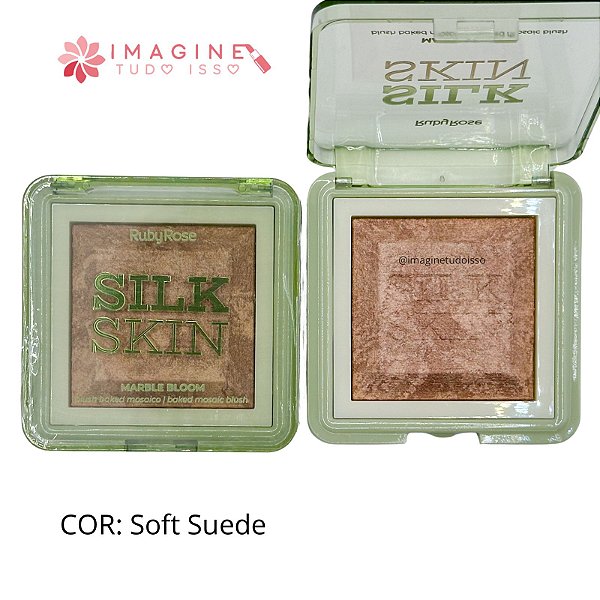 Blush Baked Marble Bloom Silk Skin (COR Soft Suede) - Ruby Rose