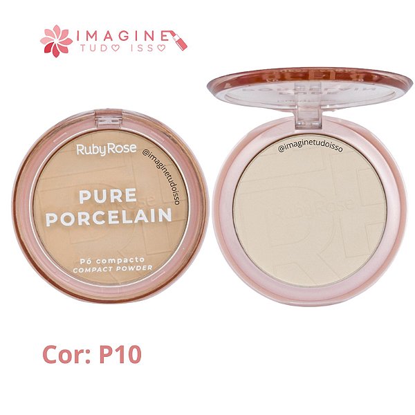 Pó Compacto Pure Porcelain (COR P10) - Ruby Rose