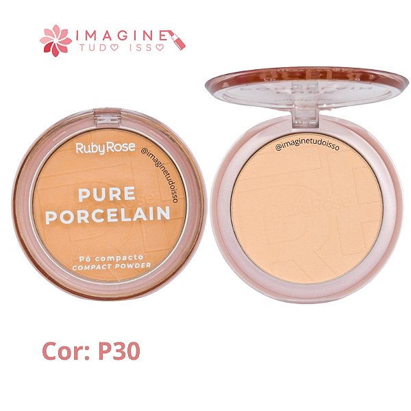Pó Compacto Pure Porcelain (COR P30) - Ruby Rose