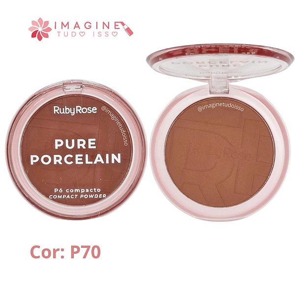 Pó Compacto Pure Porcelain (COR P70) - Ruby Rose