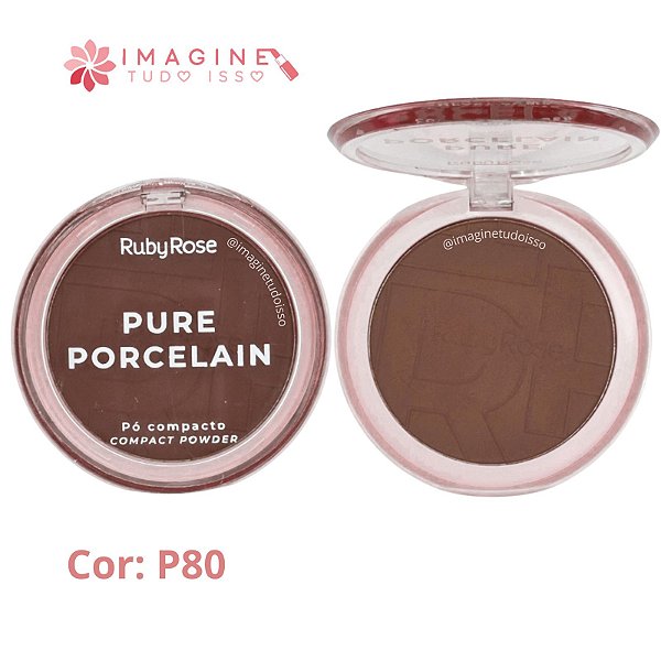 Pó Compacto Pure Porcelain (COR P80) - Ruby Rose